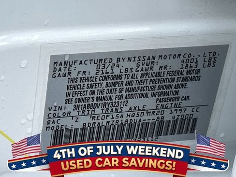 Used 2024 Nissan Sentra SR FWD image 31