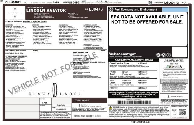 Used 2020 Lincoln Aviator Black Label w/ Dynamic Handling Package AWD/4WD image 4