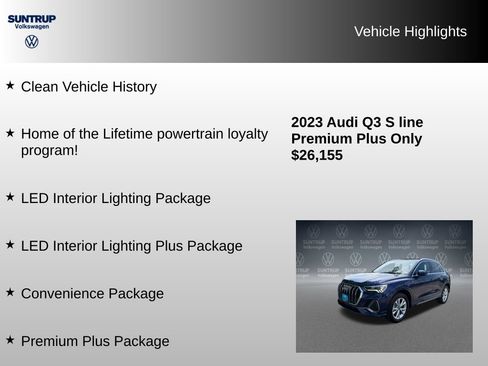 Used 2023 Audi Q3 2.0T Premium Plus w/ Premium Plus Package AWD/4WD image 8