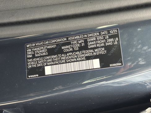 Certified 2026 Volvo XC90 B6 Plus AWD/4WD image 37