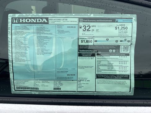 New 2025 Honda Accord SE image 10