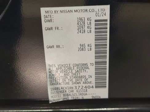 Used 2024 Nissan Altima 2.5 SR FWD image 15