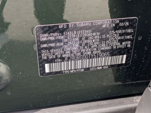 New 2026 Subaru Outback Limited XT image 16