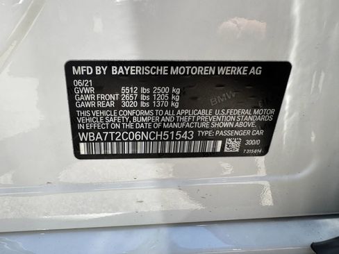 Used 2022 BMW 740i w/ Premium Package RWD image 39