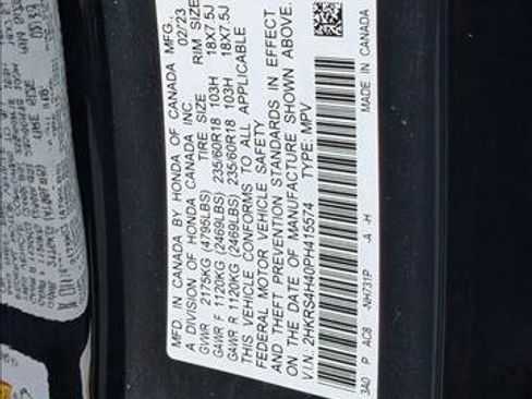 Certified 2023 Honda CR-V EX image 25