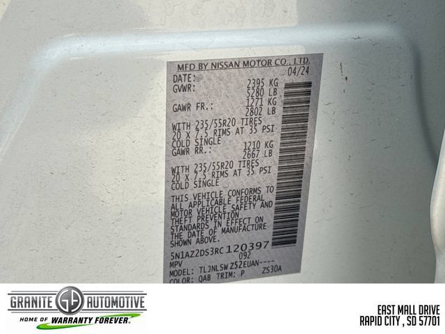 Used 2024 Nissan Murano Platinum w/ Cargo Package AWD/4WD image 31