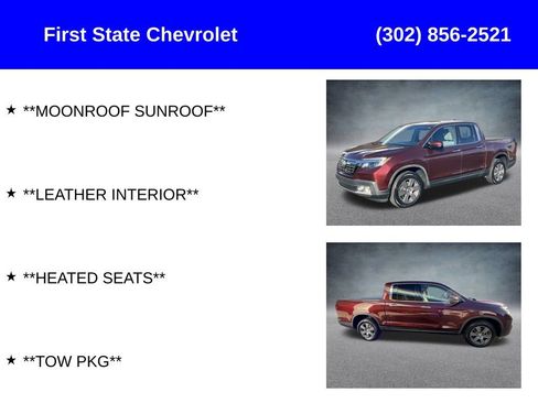 Used 2020 Honda Ridgeline RTL-E image 2