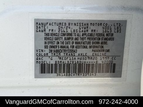 Used 2024 Nissan Sentra SV FWD image 31