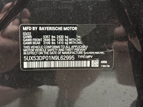 Used 2022 BMW X3 xDrive30i AWD/4WD image 23