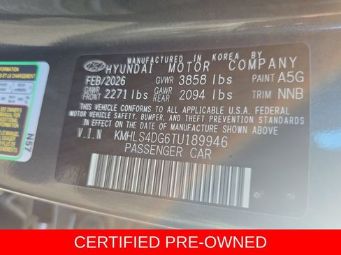 Certified 2026 Hyundai Elantra SEL Sport Premium FWD image 34