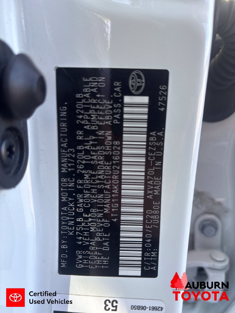 Certified 2024 Toyota Camry SE FWD image 28