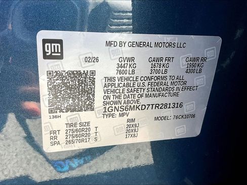 New 2026 Chevrolet Tahoe LS w/ LPO, Dark Essentials Package image 13