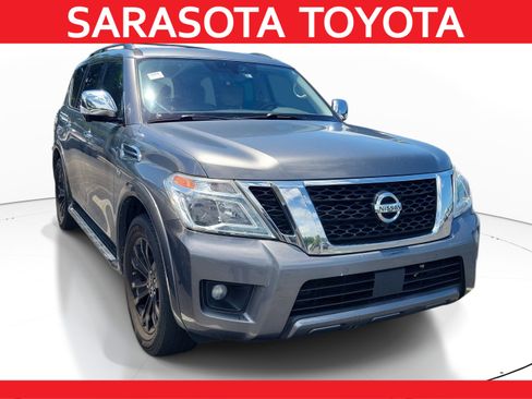 Used 2020 Nissan Armada Platinum w/ Cargo Package RWD image 1