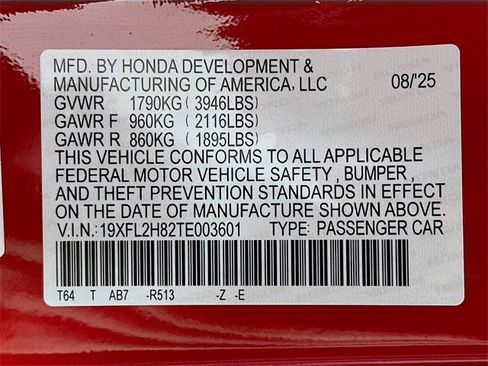 Certified 2026 Honda Civic Sport image 30