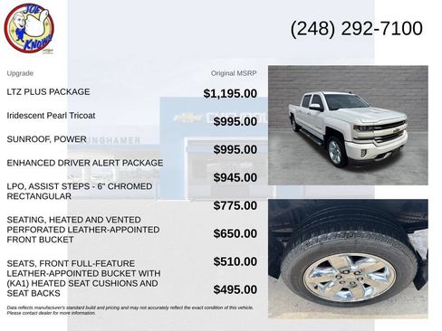 Used 2018 Chevrolet Silverado 1500 LTZ Z71 w/ LTZ Plus Package AWD/4WD image 5
