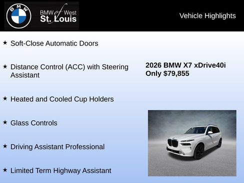 Used 2026 BMW X7 xDrive40i AWD/4WD image 16