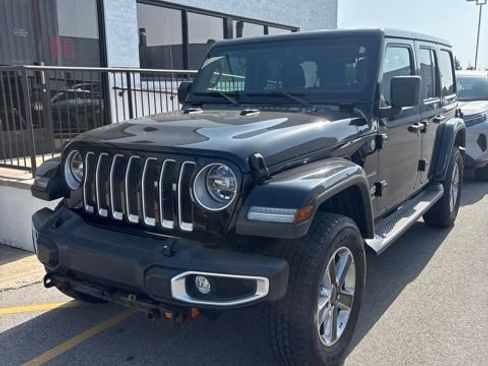 Used 2021 Jeep Wrangler Unlimited Sahara AWD/4WD image 1