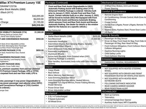 Used 2022 Cadillac XT4 Premium Luxury w/ Enhanced Visibility Package image 13