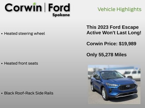 Used 2023 Ford Escape Active w/ Tech Pack #1 AWD/4WD image 13