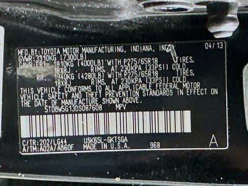 Used 2013 Toyota Sequoia SR5 image 34