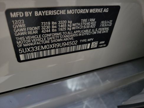 Used 2024 BMW X7 M60i w/ Executive Package AWD/4WD image 37