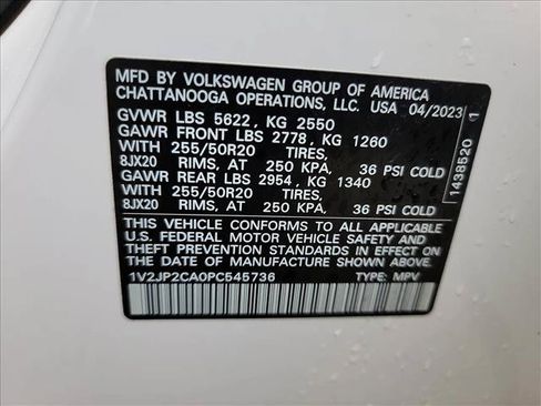 Used 2023 Volkswagen Atlas SE w/ Panoramic Sunroof Package FWD image 26