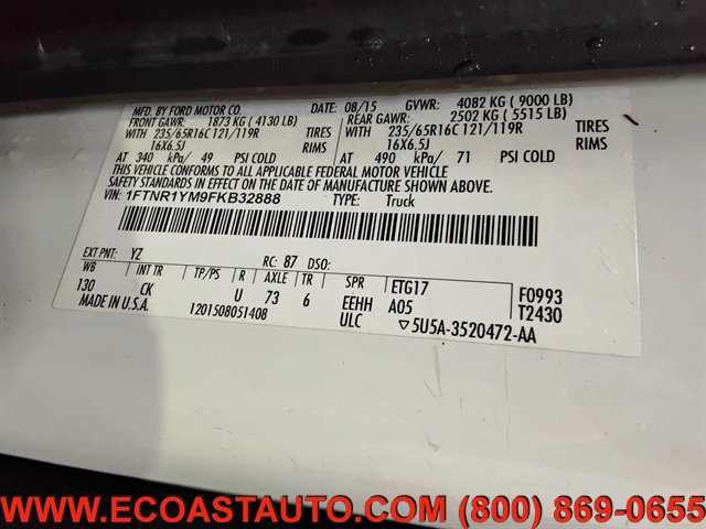 Used 2015 Ford Transit 250 130 Low Roof RWD image 16
