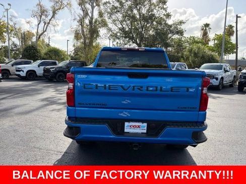 Used 2025 Chevrolet Silverado 1500 Custom w/ Turbomax Blackout Package RWD image 5