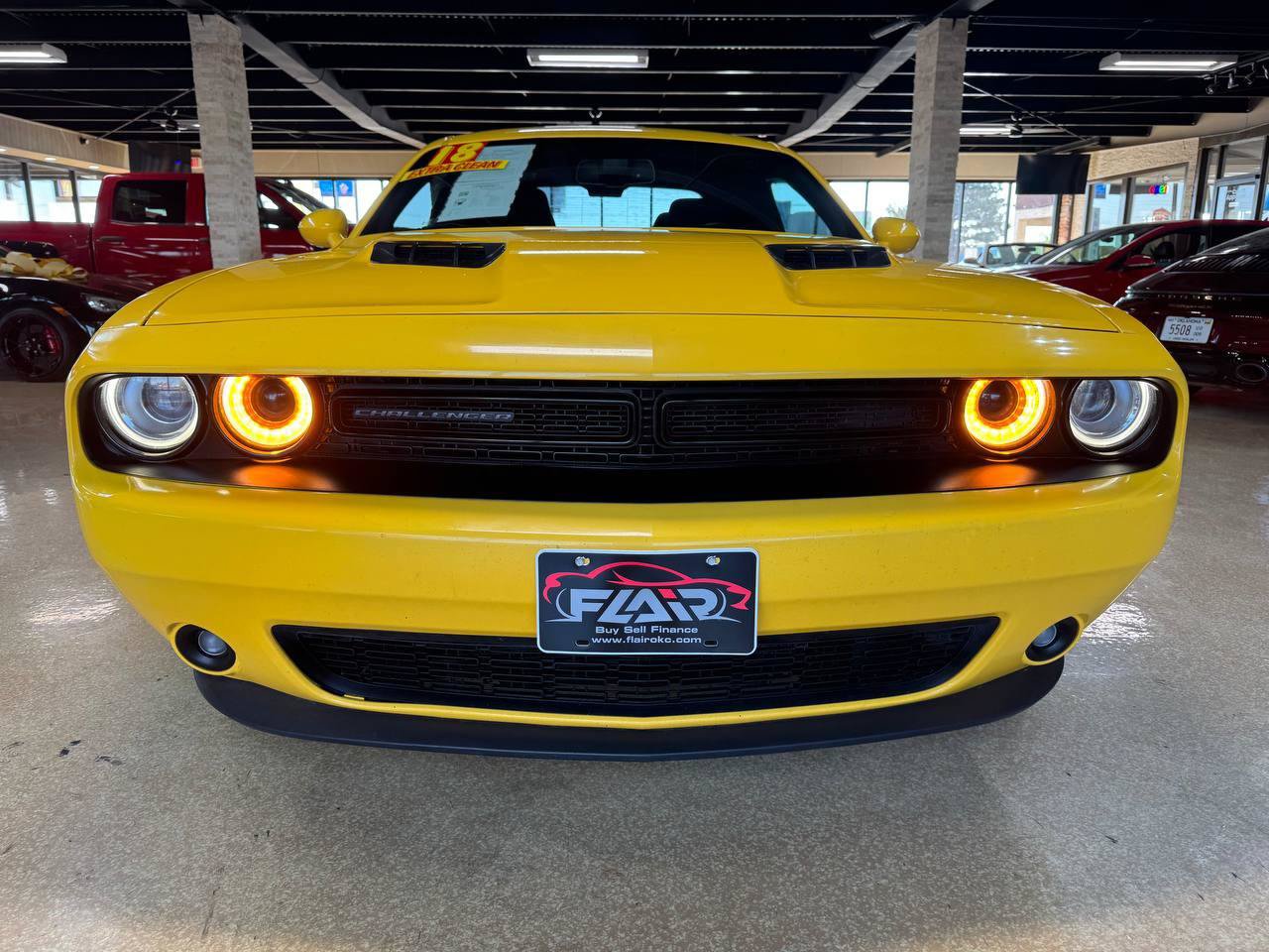 Used 2018 Dodge Challenger SXT w/ Blacktop Package RWD image 2