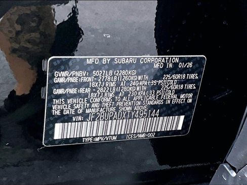 Certified 2026 Subaru Outback Premium w/ Premium/Limited Package AWD/4WD image 19