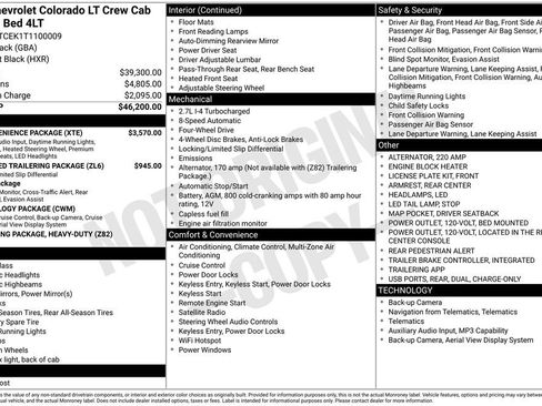 Used 2026 Chevrolet Colorado LT w/ LT Convenience Package AWD/4WD image 38