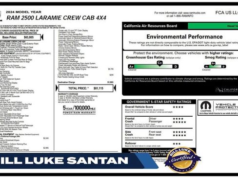 Used 2024 RAM 2500 Laramie w/ Safety Group AWD/4WD image 1