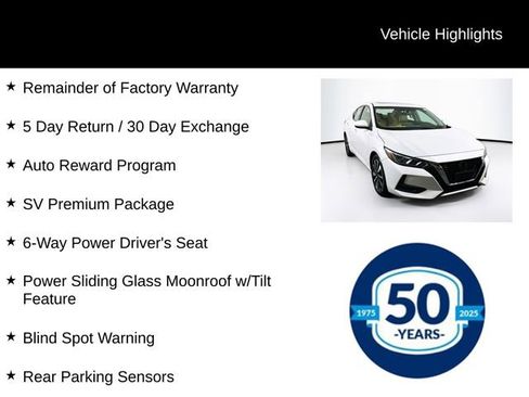 Used 2023 Nissan Sentra SV w/ SV Premium Package image 7