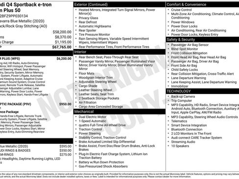 Certified 2023 Audi Q4 e-tron Premium Plus w/ Premium Plus AWD/4WD image 32