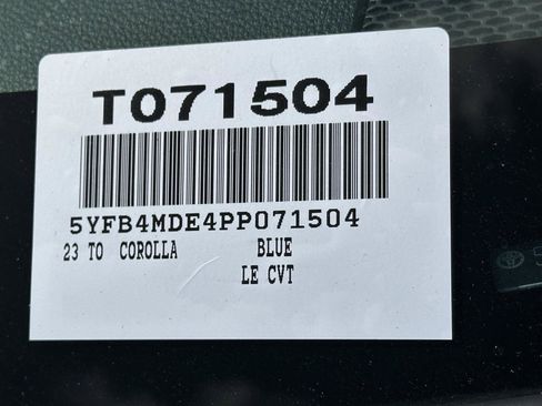 Used 2023 Toyota Corolla LE w/ LE Premium Package image 15