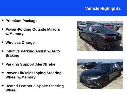 Used 2023 Lexus ES 350 w/ Premium Package image 4