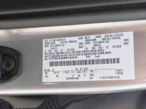 Used 2021 Ford F150 Lariat w/ Equipment Group 502A High AWD/4WD image 45
