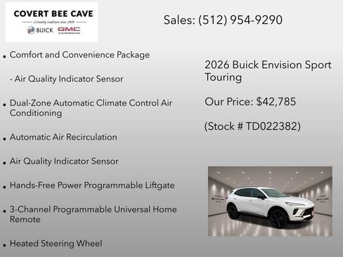 New 2026 Buick Envision Sport Touring AWD/4WD image 12