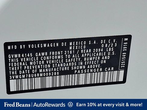 Certified 2024 Volkswagen Jetta SEL FWD image 32
