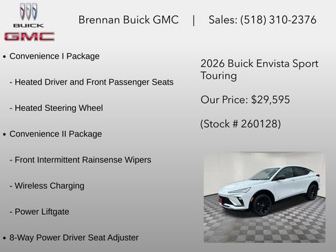 New 2026 Buick Envista Sport Touring w/ Convenience I Package FWD image 12