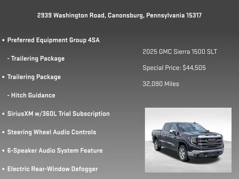 Certified 2025 GMC Sierra 1500 SLT image 15