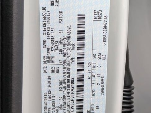 New 2026 Ford F150 XLT w/ Equipment Group 302A MID image 40