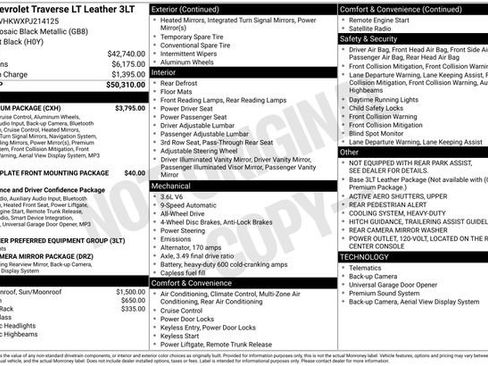 Certified 2023 Chevrolet Traverse LT w/ LT Premium Package image 34