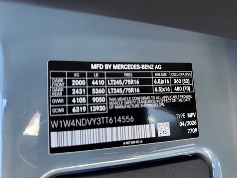 New 2026 Mercedes-Benz Sprinter 2500 image 24