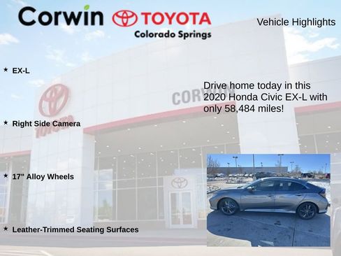 Used 2020 Honda Civic EX-L image 6