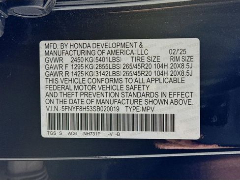 Used 2025 Honda Passport EX-L image 33
