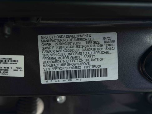 Used 2023 Honda Ridgeline RTL-E image 44