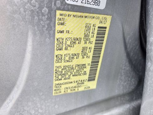 Used 2017 Nissan Titan SL RWD image 21