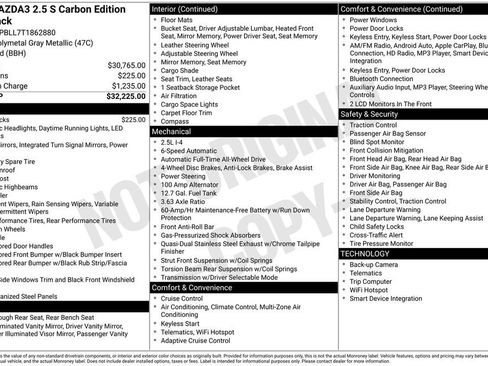 New 2026 MAZDA MAZDA3 Carbon image 4