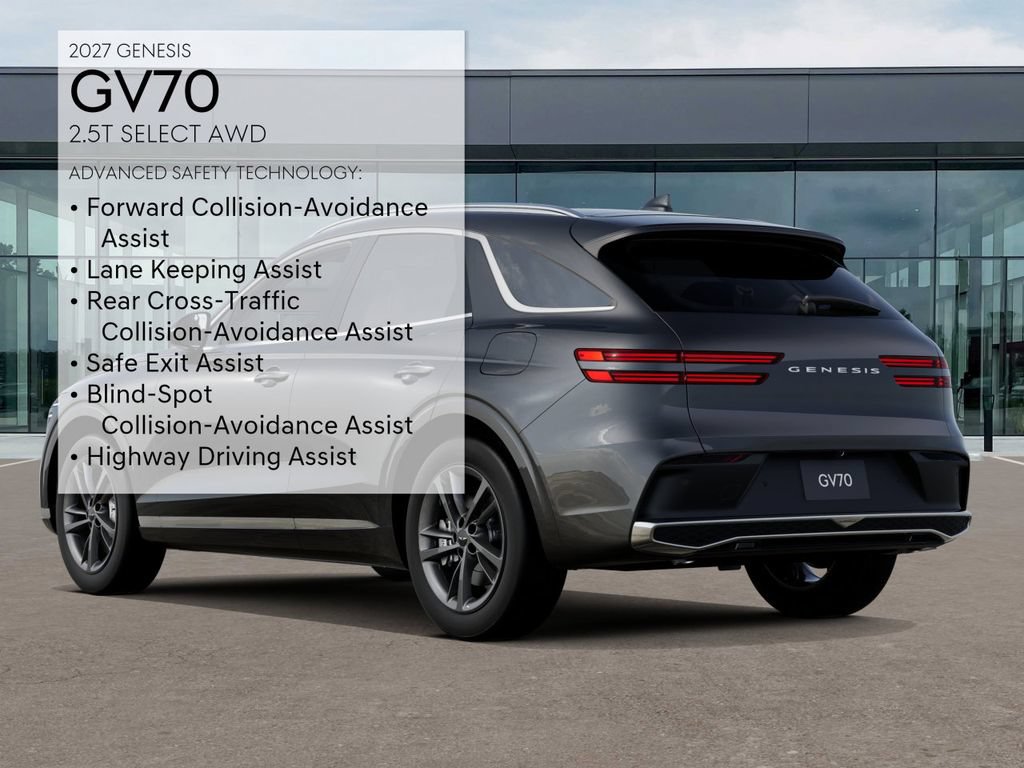New 2027 Genesis GV70 2.5T Select AWD/4WD image 7